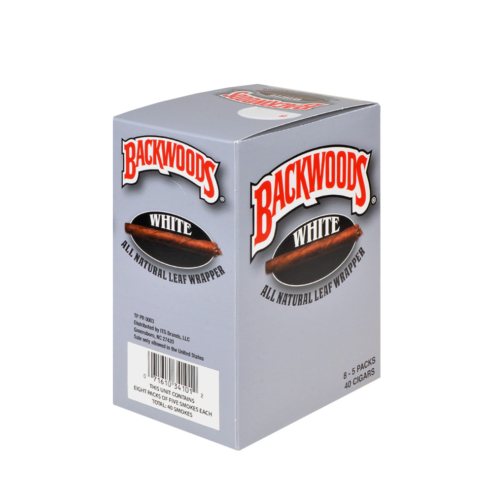 Backwoods White Cigars 8 Packs of 5