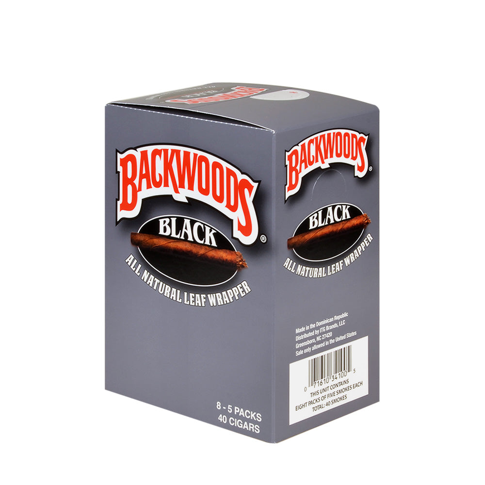 Backwoods Black Cigars 8 Packs of 5