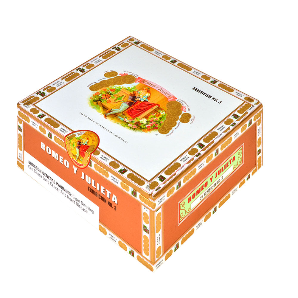 Romeo Y Julieta 1875 Exhibicion 3 Cigars Box of 25 1