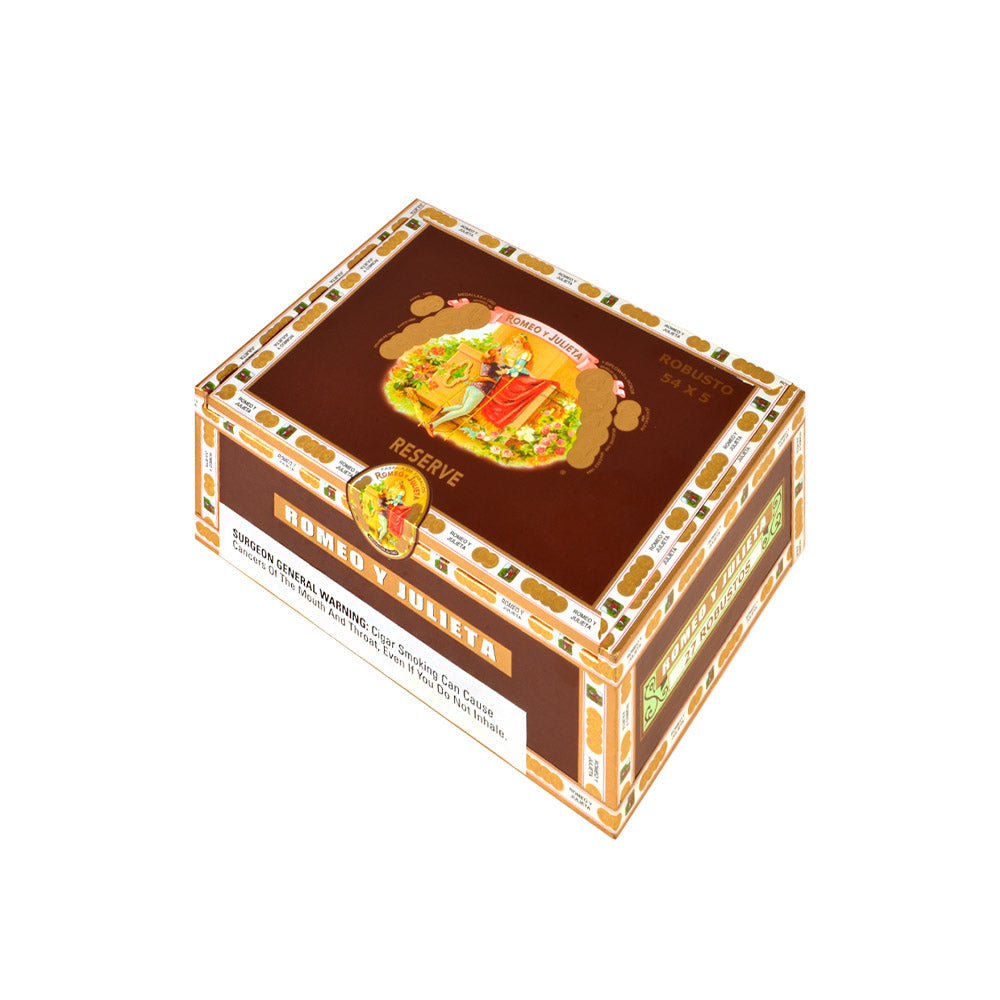 Romeo Y Julieta Reserve Habano Robustos Cigars Box of 27 1