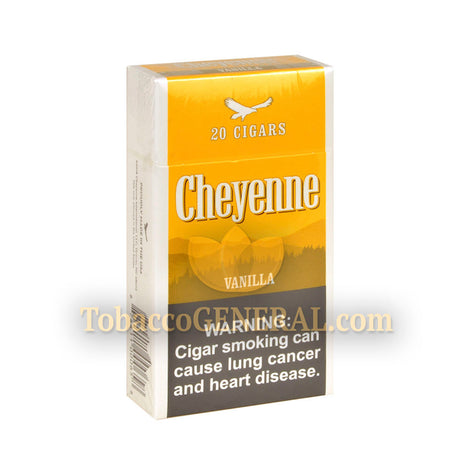 Cheyenne Vanilla Filtered Cigars 10 Packs of 20