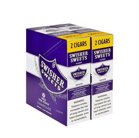 Swisher Sweets Grape Cigarillos 30 Packs of 2