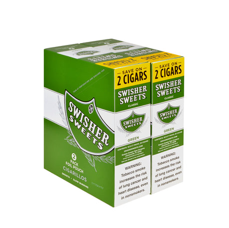 Swisher Sweets Green Cigarillos 30 Packs of 2