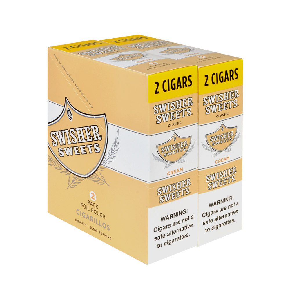 Swisher Sweets Cream Cigarillos 30 Packs of 2