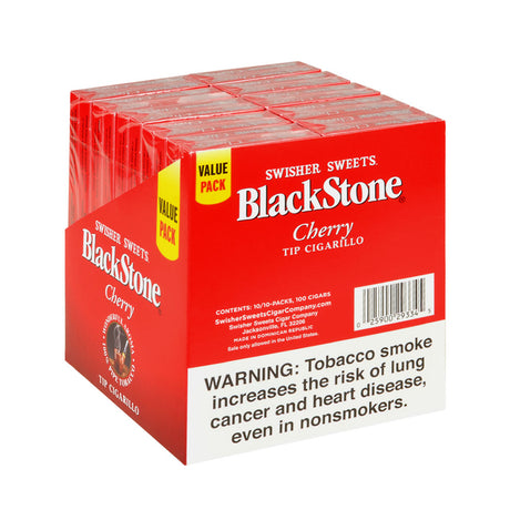 Blackstone Tip Cherry Cigarillos 20 Packs of 5
