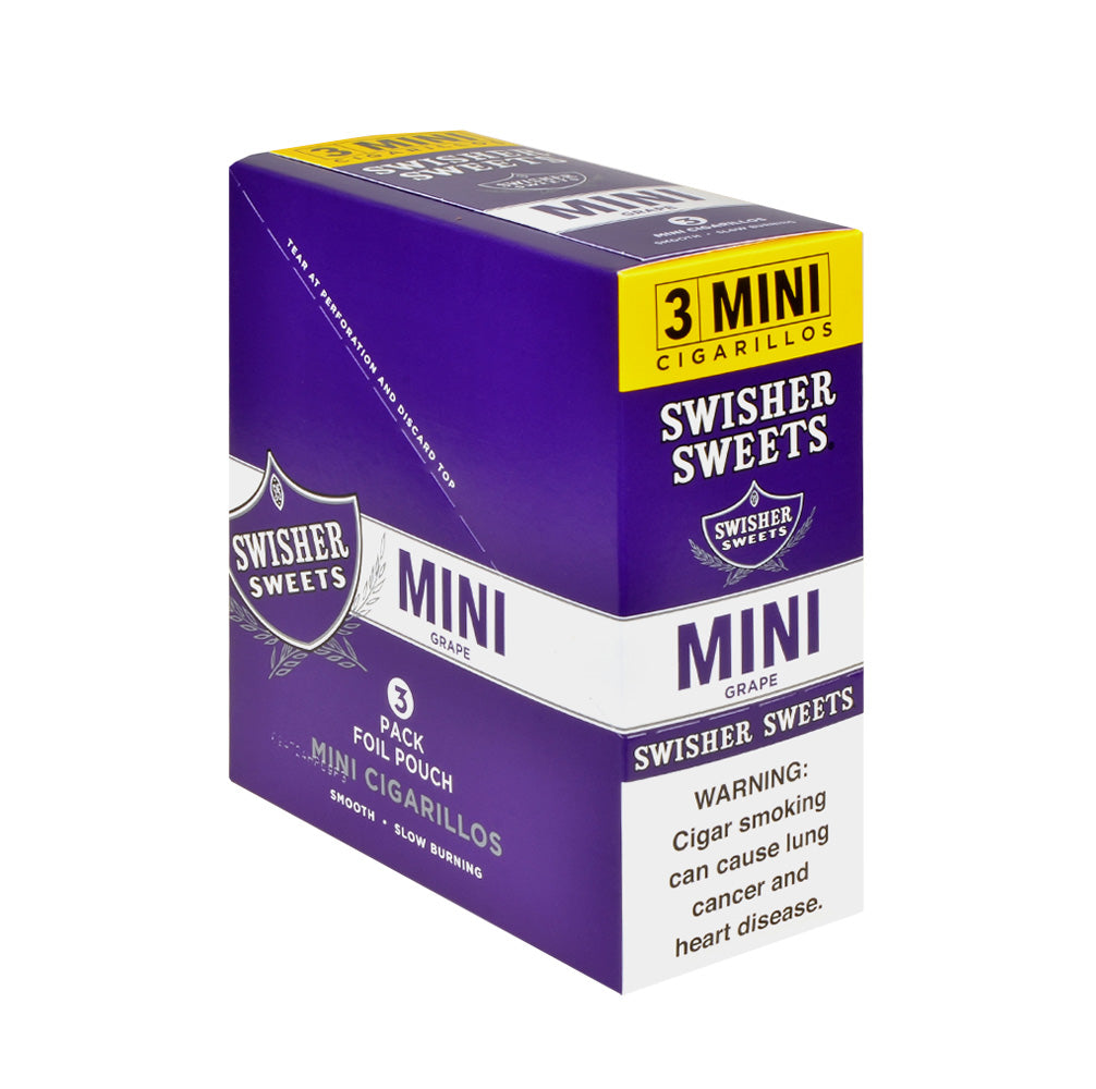 Swisher Sweets Grape Mini Cigarillos 15 Packs of 3