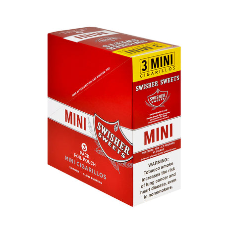 Swisher Sweets Regular Mini Cigarillos 15 Packs of 3