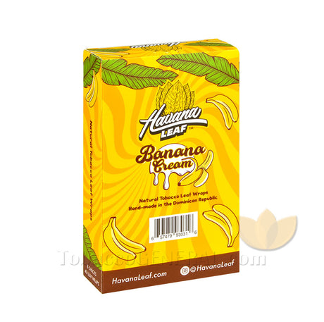 Havana Leaf Tobacco Wraps Banana Cream 8 packs of 5