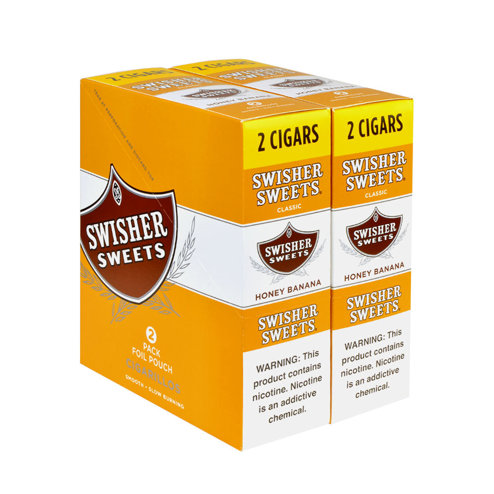 Swisher Sweets Honey Banana Cigarillos 30 Packs of 2