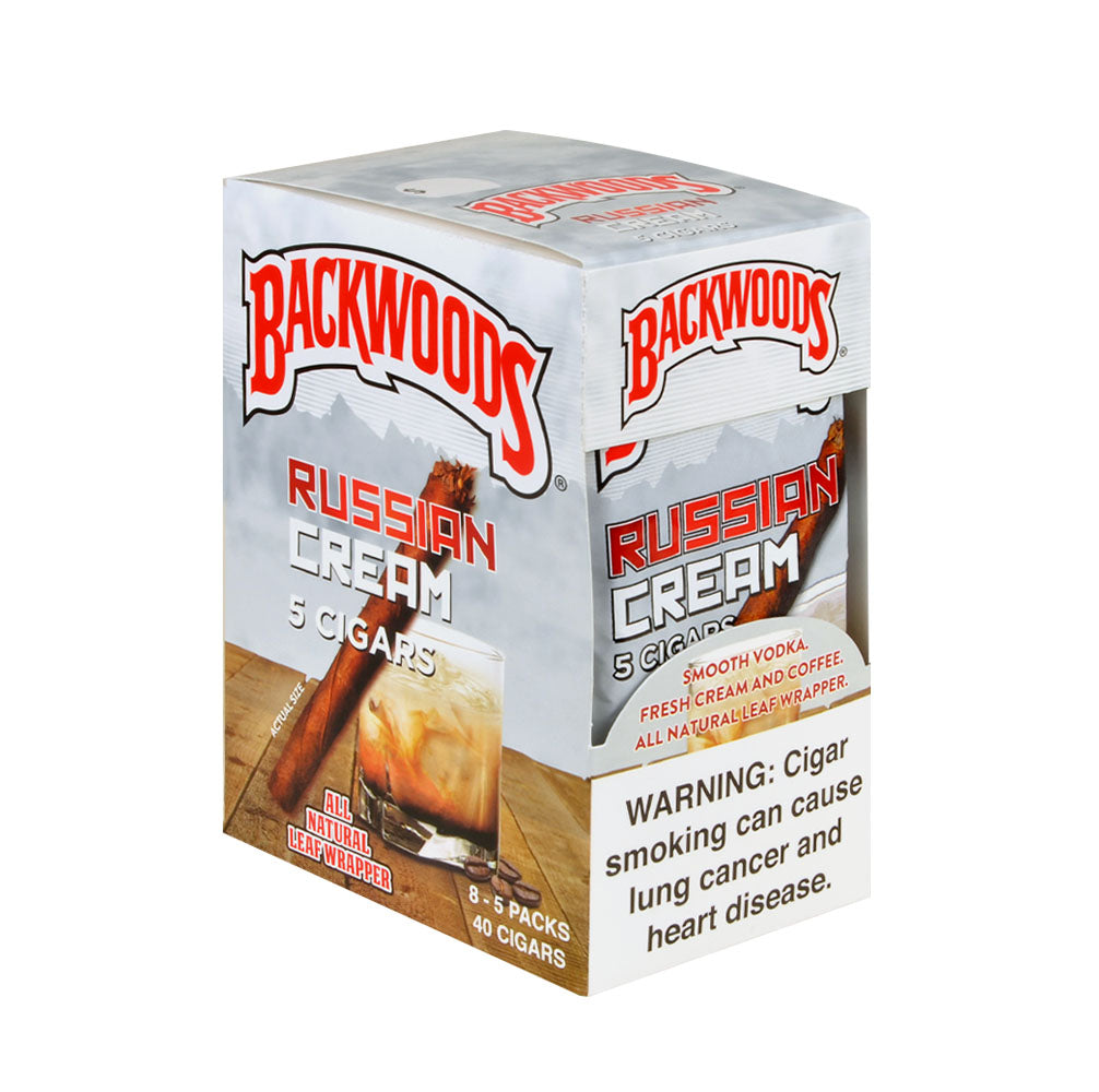 Backwoods Russian Cream Cigars 8 Packs of 5