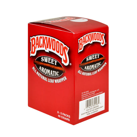 Backwoods Sweet Aromatic Natural Cigars 8 Packs of 5
