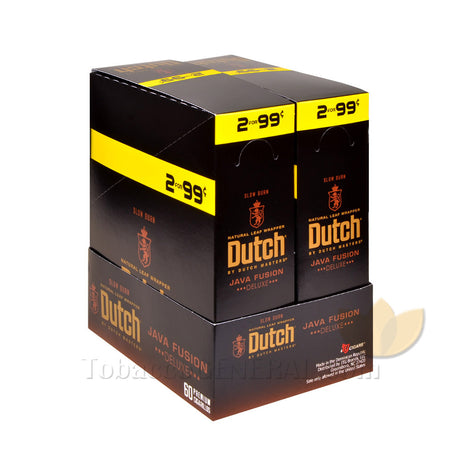 Dutch Masters Java Fusion Cigarillos 99c Pre Priced 30 Packs of 2