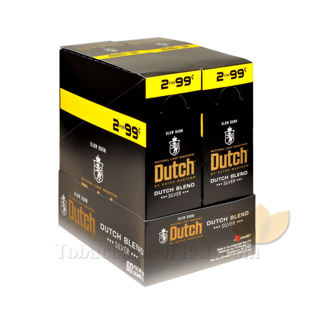 Dutch Masters Silver Cigarillos 99c Pre Priced 30 Packs of 2