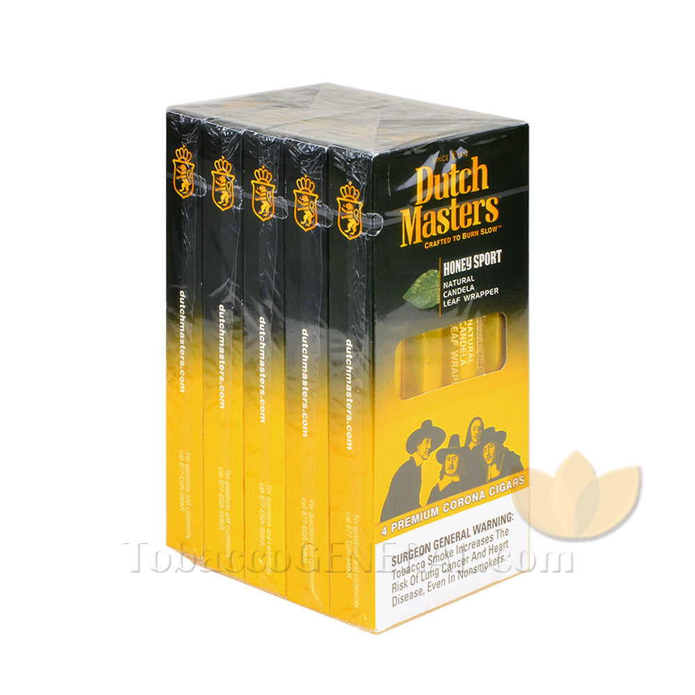 Dutch Masters Honey Sports Cigars 5 Packs of 4