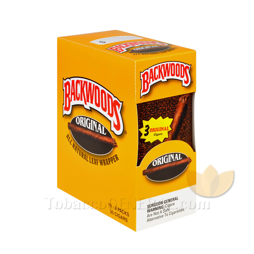 Backwoods Original Cigars 10 Packs of 3