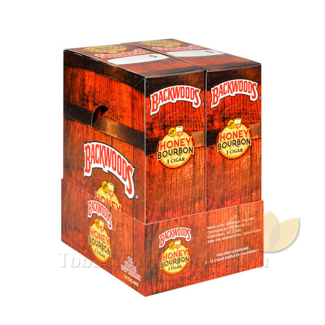 Backwoods Singles Honey Bourbon Cigars Pack of 24