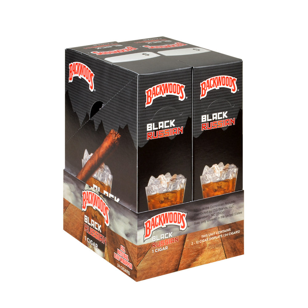 Backwoods Singles Black Russian Cigars Pack of 24