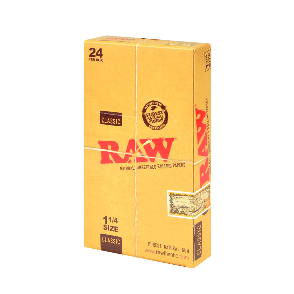 RAW Papers Classic 1 1/4 Pack of 24 1