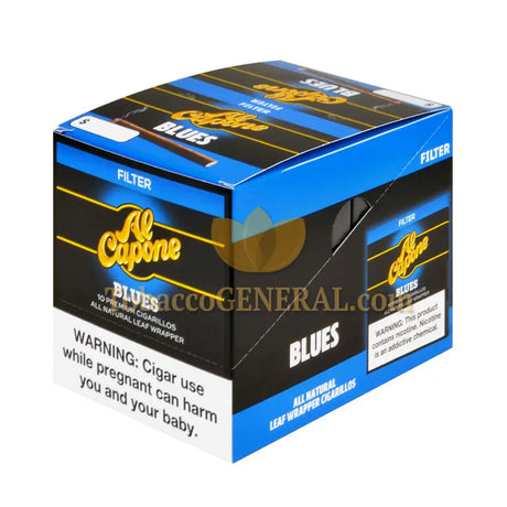 Al Capone Blues Filter Cigarillos 10 Packs of 10