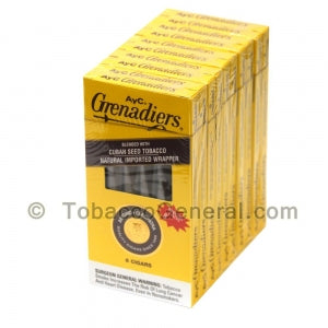 AyC Grenadiers Dark Cigars 2 Pack Special 10 Packs Of 6