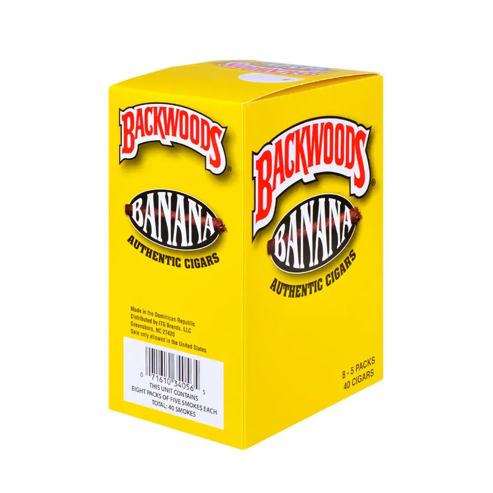 Backwoods Banana Cigars 8 Packs of 5 3