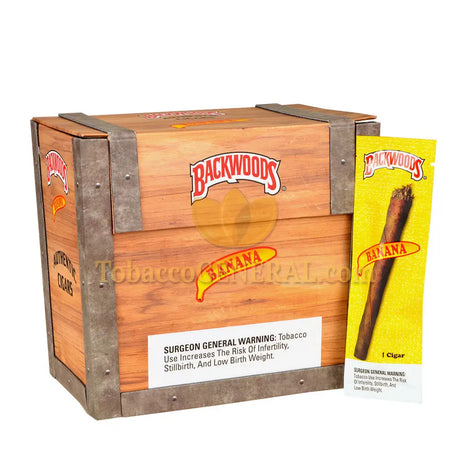 Backwoods Banana Single Cigars 40 Ct Box