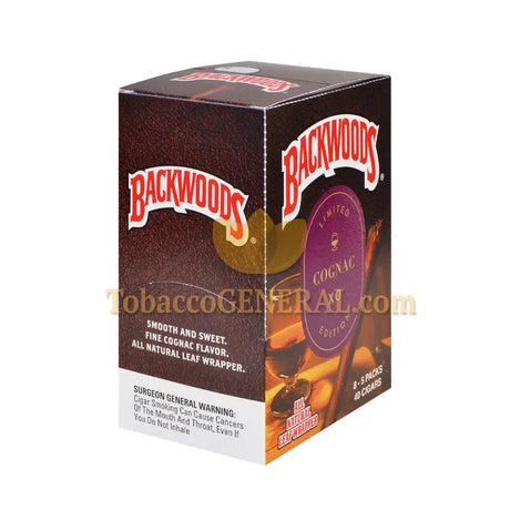 Backwoods Cognac XO Cigars 8 Packs of 5