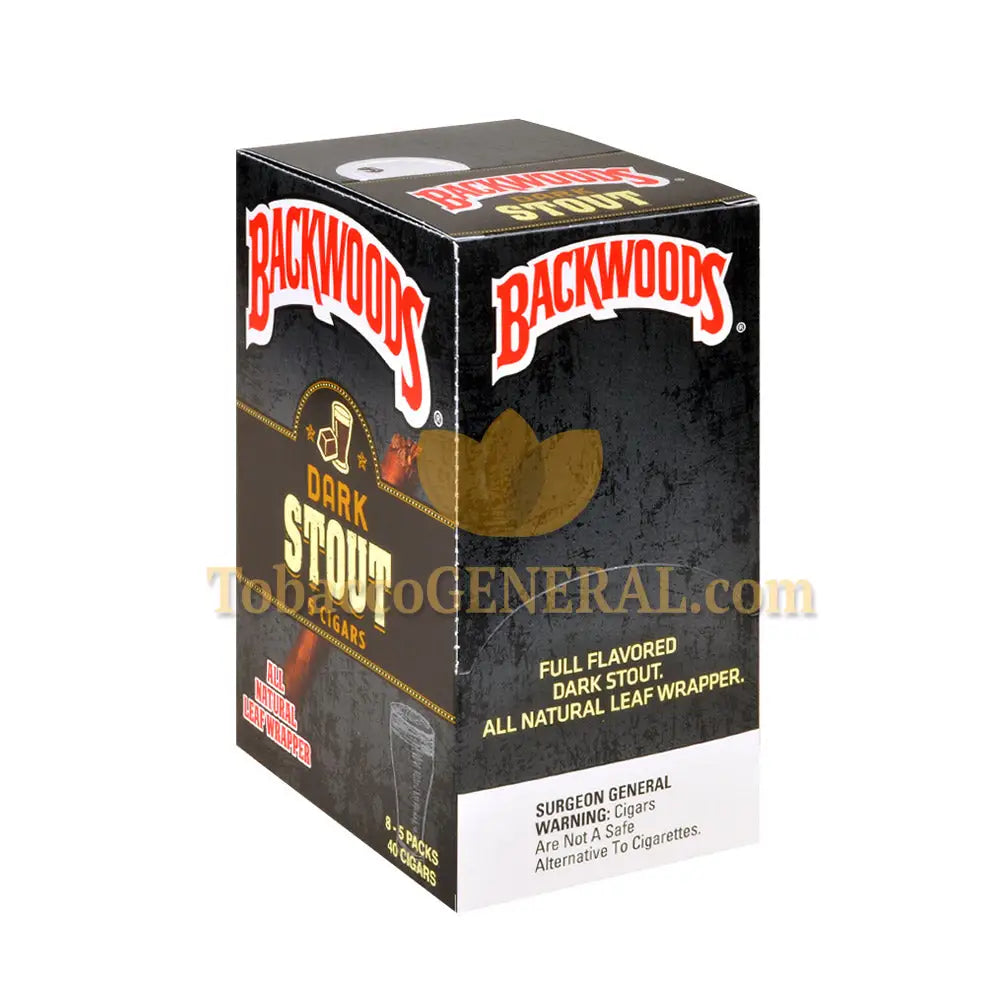 Backwoods Dark Stout Cigars 8 Packs of 5