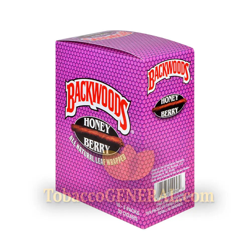 Backwoods Honey Berry Cigars 10 Packs of 3