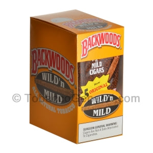 Backwoods Original (Wild & Mild) Cigars 8 Packs of 5 – Tobacco General