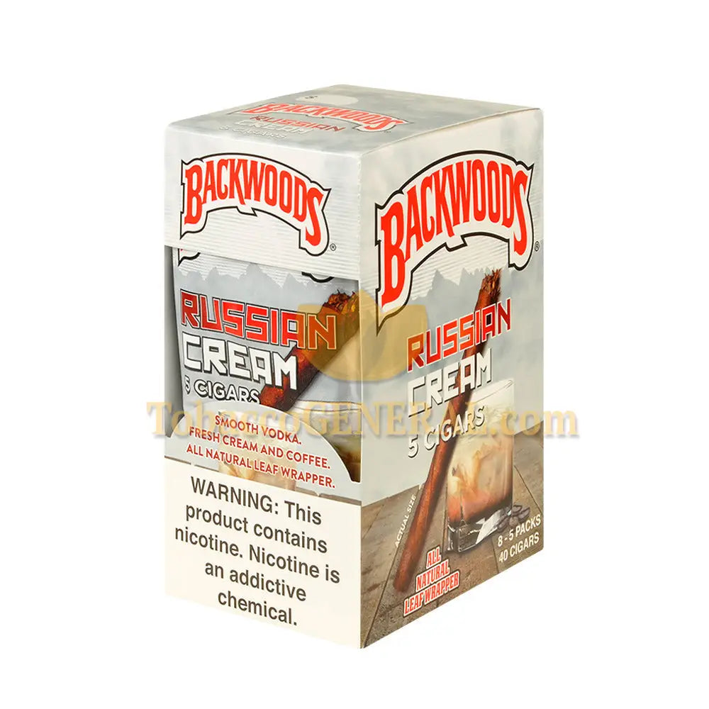 Backwoods Russian Cream Cigars 8 Packs of 5 1