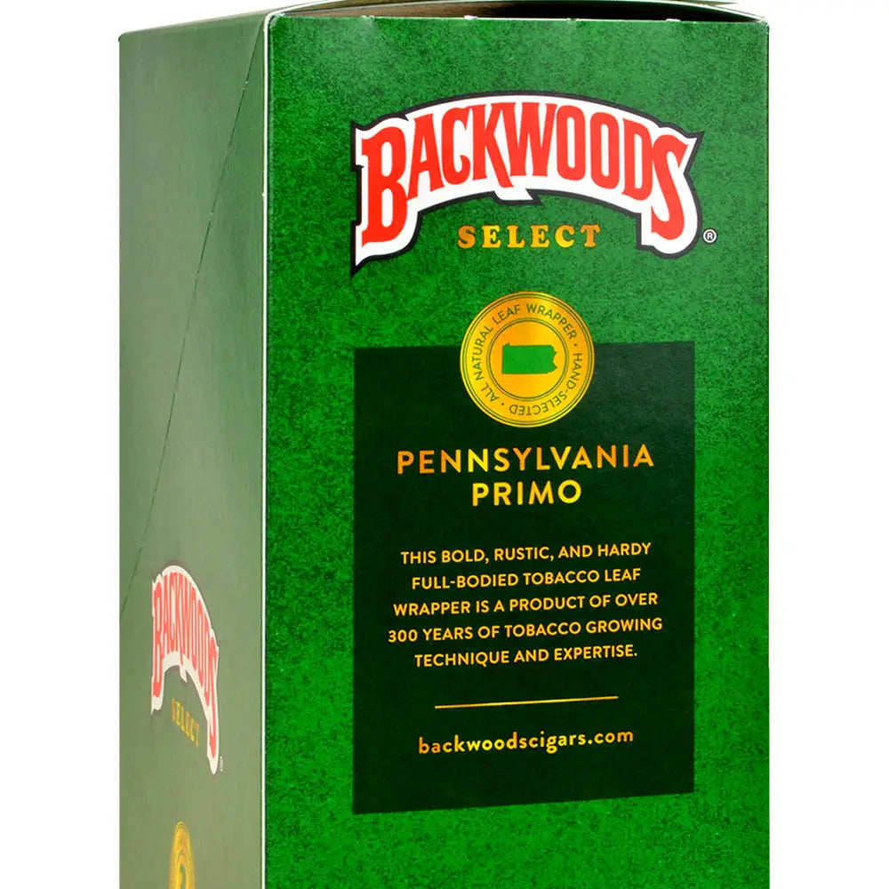 Backwoods Select Pennsylvania Primo cigars 10 packs of 3