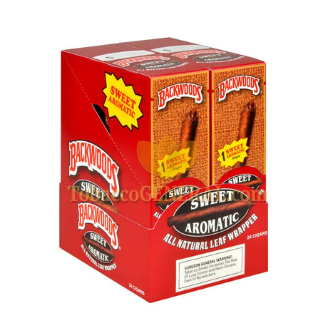 Backwoods Singles Sweet Aromatic Cigars Pack of 24