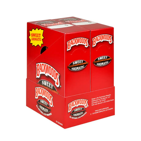 Backwoods Singles Sweet Aromatic Cigars Pack of 24