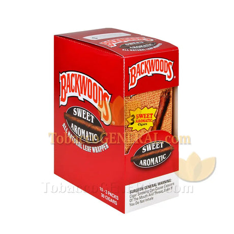 Backwoods Sweet Aromatic Cigars 10 Packs of 3