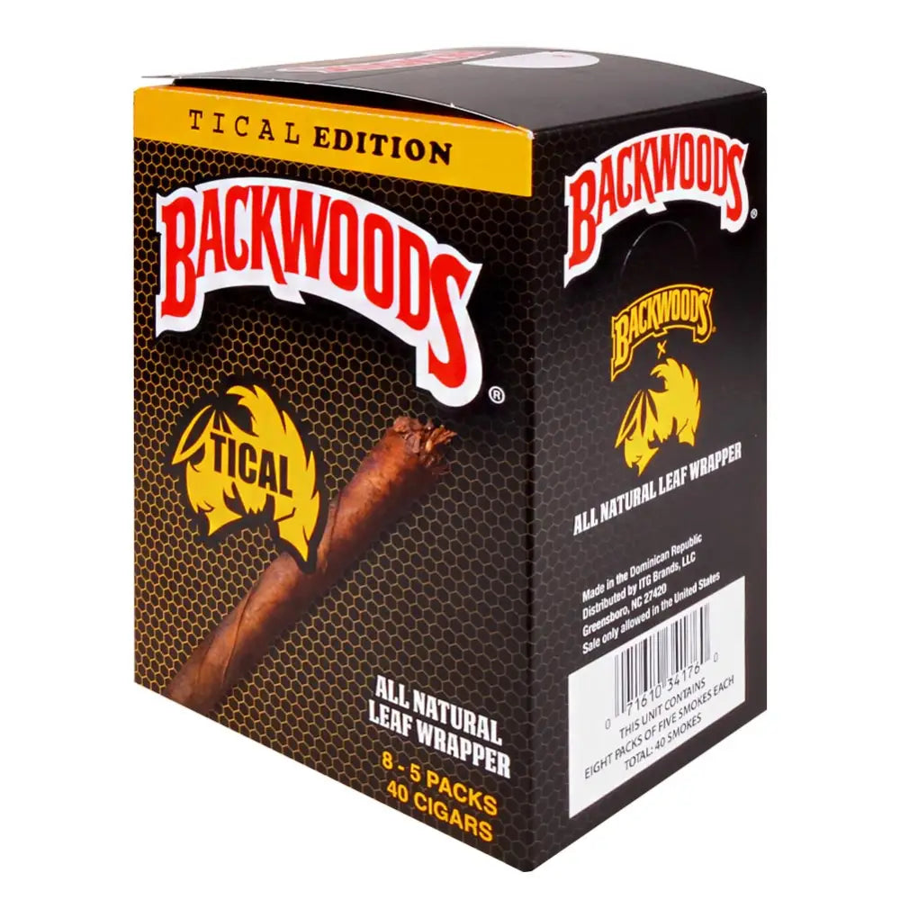 Backwoods Sweet TICAL Cigars 8 Packs of 5