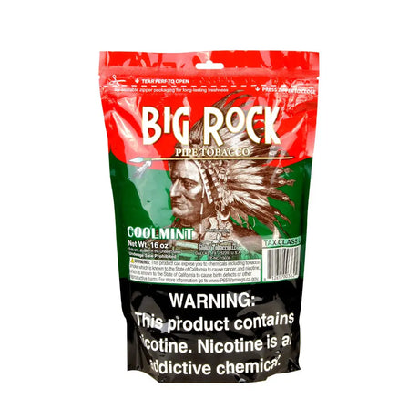 Big Rock Cool Mint Pipe Tobacco 16 oz. Pack