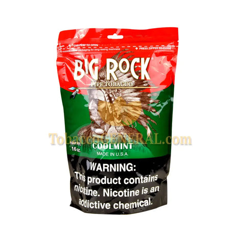 Big Rock Cool Mint Pipe Tobacco 16 oz. Pack