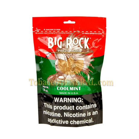 Big Rock Cool Mint Pipe Tobacco 6 oz. Pack