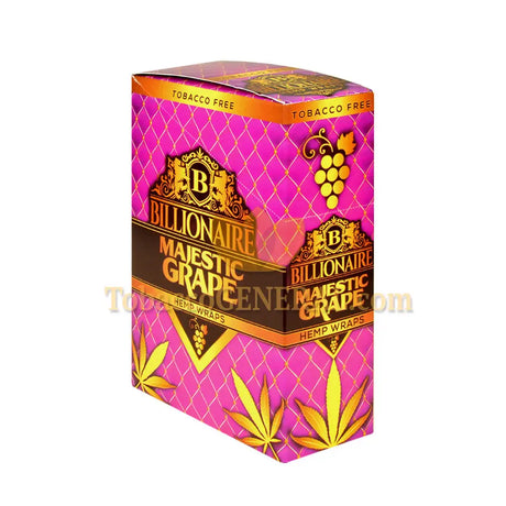 Billionaire Hemp Wraps Majestic Grape 25 Packs of 2