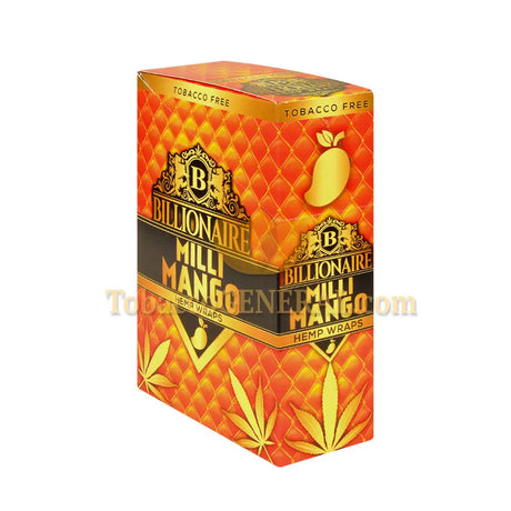 Billionaire Hemp Wraps Milli Mango 25 Packs of 2