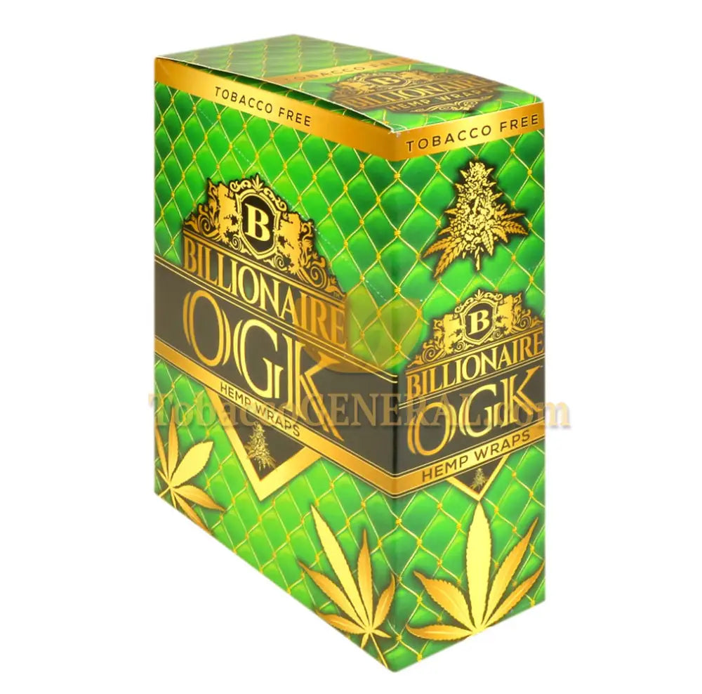 Billionaire Hemp Wraps OGK 25 Packs of 2