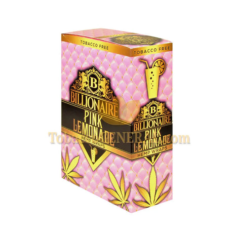 Billionaire Hemp Wraps Pink Lemonade 25 Packs of 2