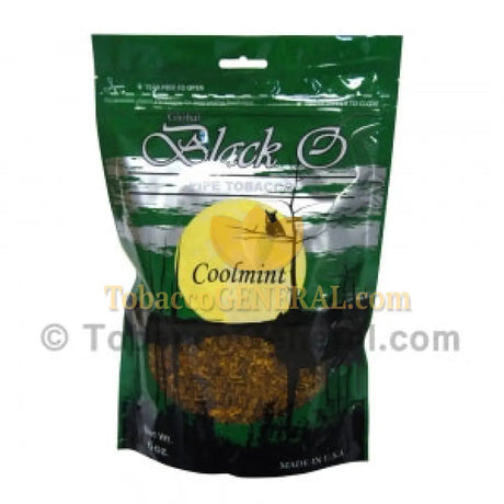 Black O Cool Mint Pipe Tobacco 6 oz. Pack