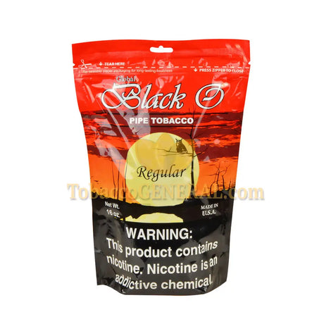 Black O Regular Pipe Tobacco 16 oz. Pack