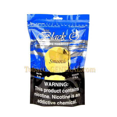 Black O Smooth Pipe Tobacco 6 oz. Pack