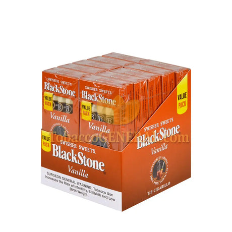 Blackstone Tip Vanilla Cigarillos 20 Packs of 5