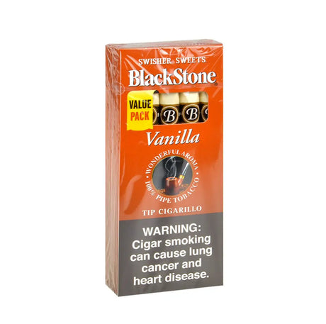 Blackstone Tip Vanilla Cigarillos 20 Packs of 5