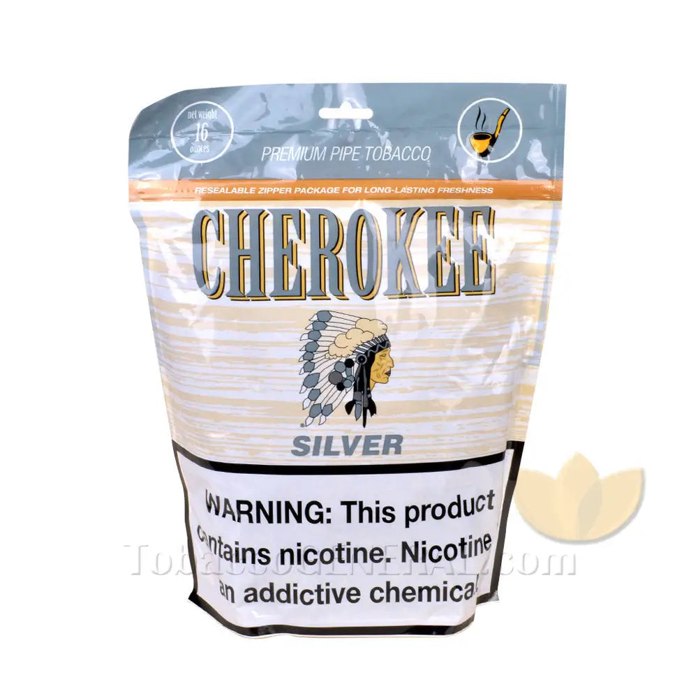 Cherokee Silver (Ultra Light) Pipe Tobacco 16 oz. Pack