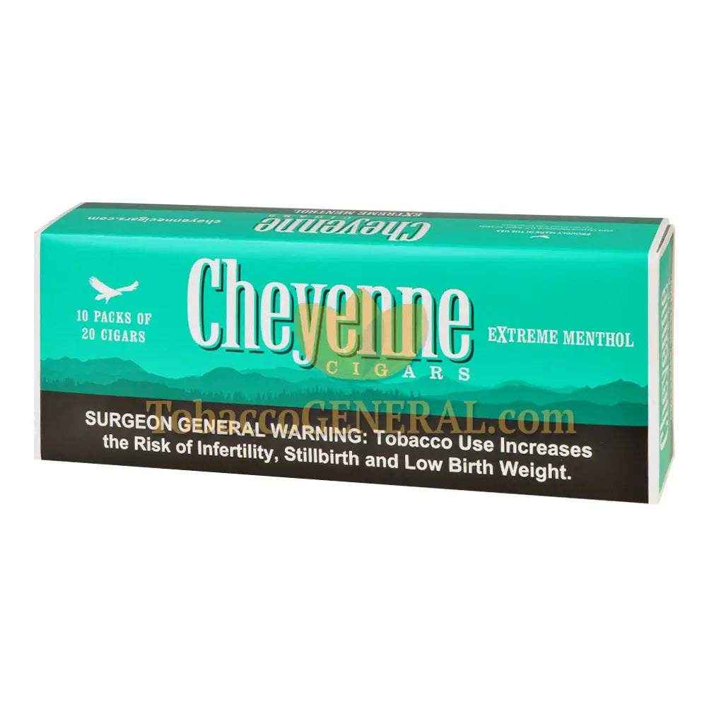 Cheyenne Extreme Menthol Filtered Cigars 10 Packs of 20